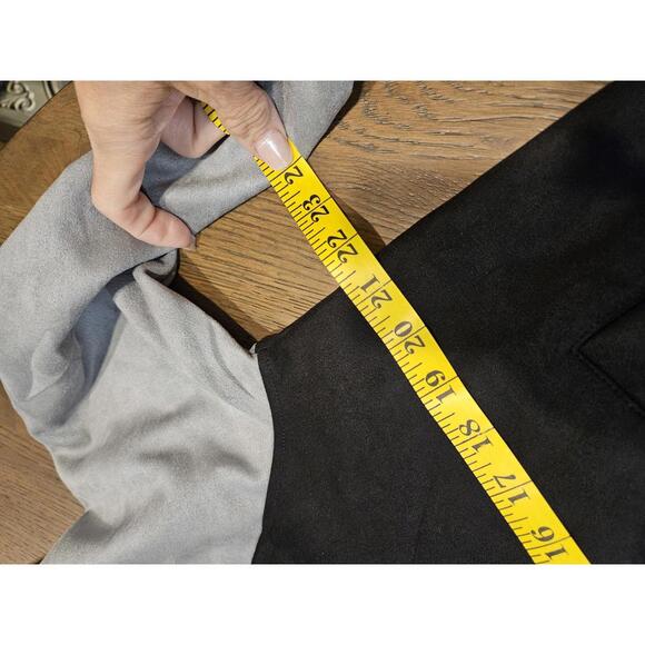 Nwt Ben Sherman Black and Gray Suede Feel Men's Jacket Size S - Picture 6 of 6